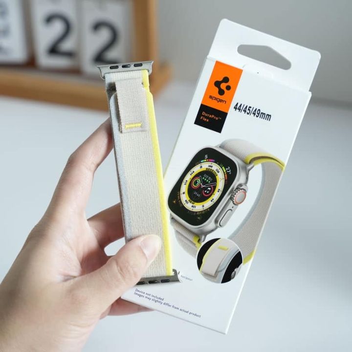 Premium Spigen Alpine Loop Two-Tone Nylon Strap for Apple Watch