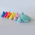 Fashion Dolphin Plush Dolls Key Chains Ring Woman Bag Charms Keychain Faux Rex Rabbit Fur Pompom Toy Car Keyring Party Trinket.