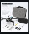 G.P.S Return Drone Three-Axis Flow Positioning Brushless Motot Folding 4k Dual Camera Four-Sided Obstacle Avoidance Drones Black ert. 
