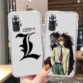 Death Note Ryuk kira anime Transparent phone case for xiaomi redmi mi note 7 8 9 10 11 12 k40 pro t s ultra lite.