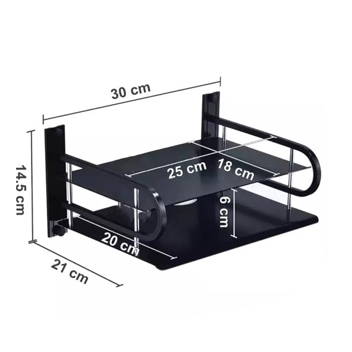 Stainless%20Steel%20Wall%20Mounted%20Router%20Stand%20Durable%20multimedia%20shelf%20-%20Image%204
