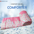 Warmth Haven Printed Microfiber Blanket - Cozy Winter Bedding Suitable for Winter Season. 
