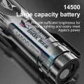 Super Bright LED Flashlight USB Rechargeable Led Torch for Night Riding Camping Hunting Indoor Flash light. 