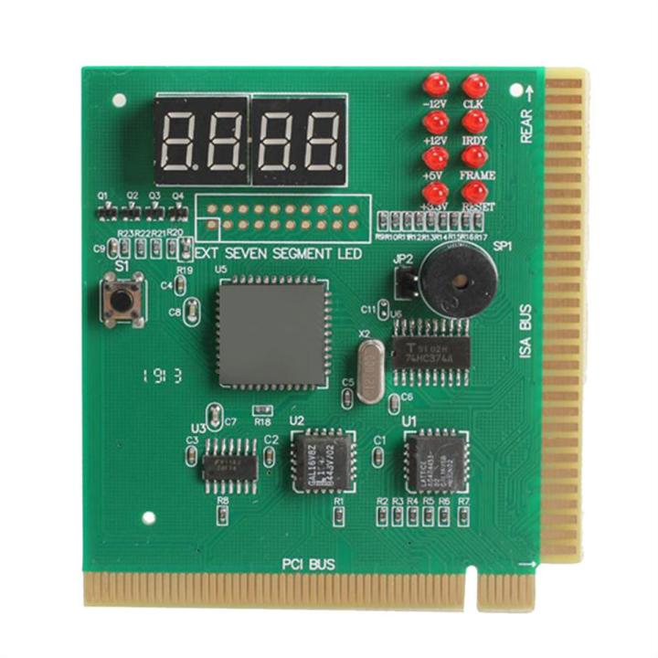 JDXHLAU 4-Digit LCD Display PC Analyzer Diagnostic Card Motherboard Post Tester Computer Analysis PCI Card Networking Memory Cpu