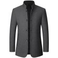 Male Slim Fit Blazers Jackets Blazers Coats Men Cashmere Blazers Suits Jackets Stand-up Collar Business Casual Suits Coats. 