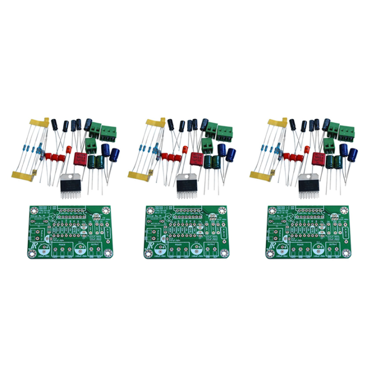 LKPCIGCXM 3X TDA7294 80W 100W Mono Audio AMP Amplifier Board DC30V-40V Kits Fit for TDA7293 Green