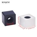 Microphone Logo Flag Station Square Shaped Interview KTV Mic Station Cube Interview Box ABS Prop Stand News Reporter Injection.