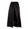 Cotton Plain Plazo for Women Black. 