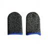 2Pcs Sweat Proof Carbon Fiber Mobile Game Finger Sleeves Cots Thumb Protector.