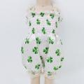 cute warm Toddler Baby Boy Girls St. Patrick's Day Sleeveless Romper Jumpsuit Clothes. 