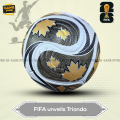 FOOTBALL FIFA World cup - 2026 Sports Match Quality Football is white in color with an Excellent graphics Ball Size 5 Trionda.
