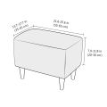 Stretch Spandex Club Armchair Slipcovers Elastic Single Couch Covers Jacquard Tub Sofa Cover for Study Bar Counter Living Room. 