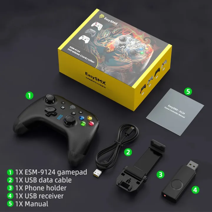 EasySMX%20Bayard%209124%20Gamepad%20Bluetooth%20Joystick%20Game%20Controller%20for%20Nintendo%20Switch/PC/Cellphone,%20One%20Key%20to%20Wake%20Up,%206%20Axis%20Gyro%20-%20Image%209