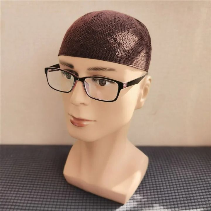 Gorro%20Beanie%20Hat%20Turkish%20Muslim%20Men%20Women%20Islamic%20Kufi%20Taqiya%20Takke%20Peci%20Skull%20Cap%20Prayer%20Saudi%20Arabia%20Black%20White%20Gray%20Knit%20-%20Image%207