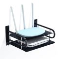 Floating Wall Shelf for Tv Components, Space Aluminum Router Wall Mount Shelf Bracket, Tv Accessories Shelves for Cable Boxes,DVD Player, Game Console, Smart Speaker, Mini Projector.