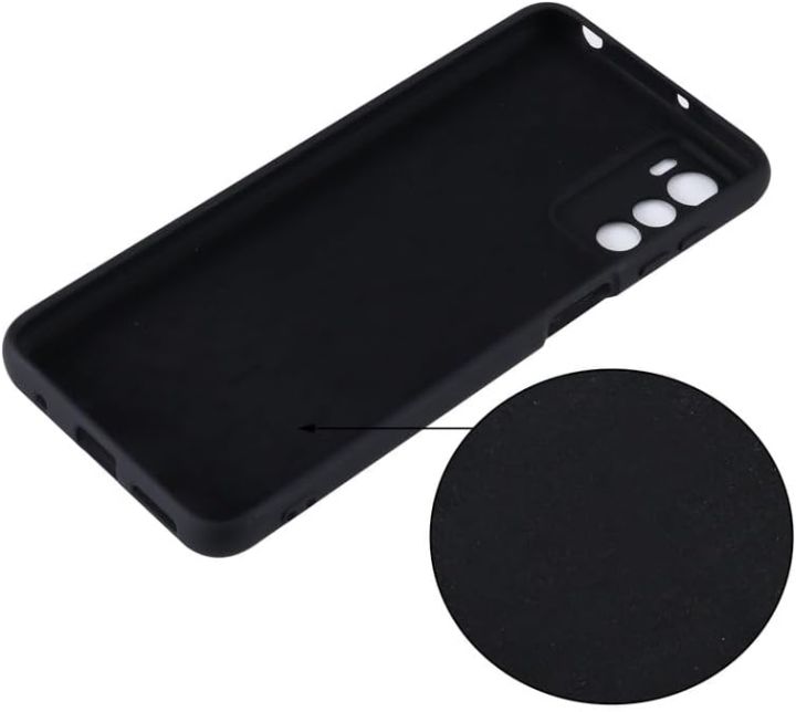 Motorola%20Moto%20G42,%20Slim%20Fit%20Silky%20And%20Soft%20Touch%20Finish%20Silicone%20Matte%20Finish%20TPU%20-%20Black%20(With%20Logo)%20-%20Image%202
