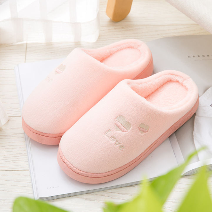 2022%20Autumn/Winter%20New%20Cotton%20Women's%20Warm%20Thick%20Sole%20Anti%20slip%20Plush%20Couple%20Home%20Floor%20Slippers%20-%20Image%206