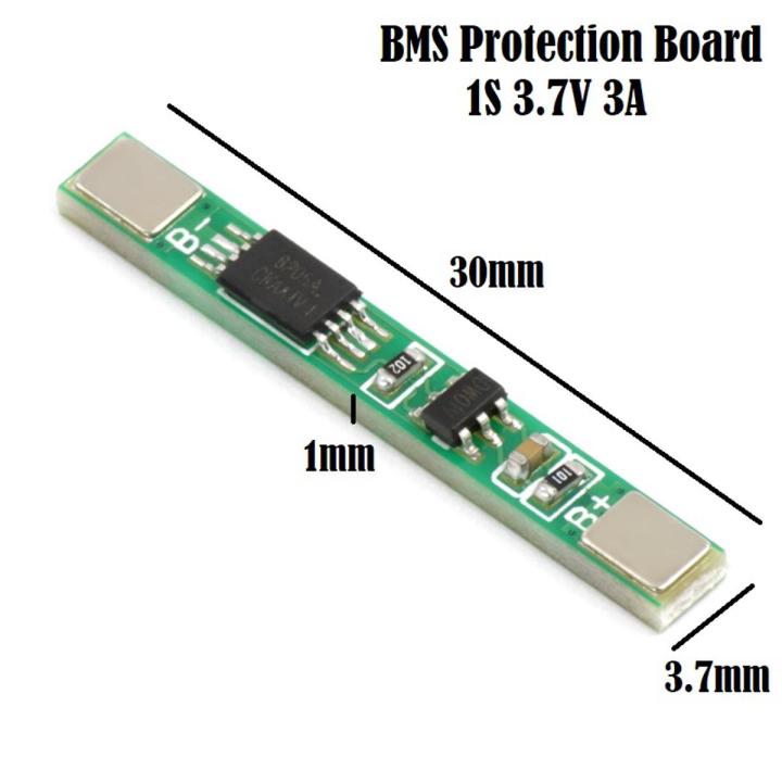 BMS Battery Protection Board 1S 3.7V 3A li-ion 18650 AA AAA Lipo Li-ion Lithium Battery BMS Charger Protection Module Board Circuit