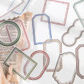 (New)RH Online 15PC Time Boundary erie Waterproof PET ticker Album Diary Journal Decorative Craft crapbooking DIY ticker.