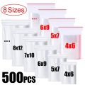 Thicken Zipper Sealed Bags Clear Plastic Storage Bag for Small Jewelry Food Packing Reclosable Zippers Sealing Pouch Wholesale.