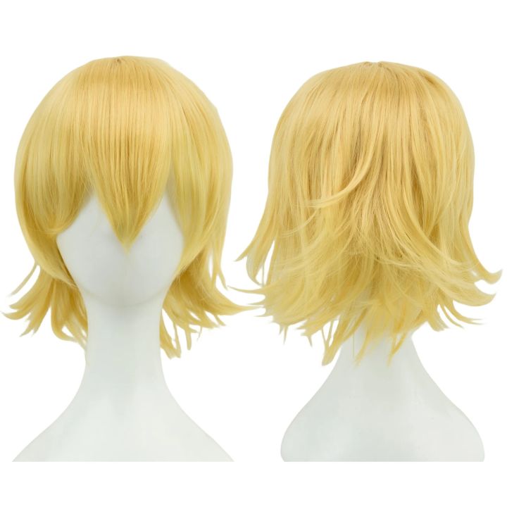 12%20Inches%20Unisex%20Short%20Cosplay%20Hair%20Party%20BOB%20Wigs%20with%20Bangs%20Silver%20Halloween%20Costume%20Wig%20-%20Image%204