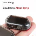 Car Security Light Solar Powered Simulated Dummy Alarm Wireless Warning Anti-Theft Caution Lamp LED Flashing Imitation. 