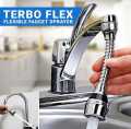 Turbo Flex 360 Instant Hands Free Faucet Swivel Spray Sink Hose for kitchen, bathroom & outdoor. 