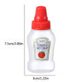 1Pc Mini Sauce Bottle Ketchup Honey Salad Containers Bottles Portable Sauce Jars. 