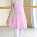 Children Dance Skirt Girls' Dancing Small Apron Ballet Dance Dress One Piece Chiffon Dress Exercise Clothing Short Skirt.