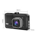 TOHAYIE 3 Inch 720PHD Car Dashcam Video Registrars Camera Night Vision DVR Auto Camcorder Dash Cam with G-Sensor Parking Monitoring (with 8G TF Card). 