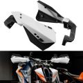 White Universal Motorcycle Handguard Motocross Hand Guard Protector for Motorcycle 22mm Handlebar Protector. 