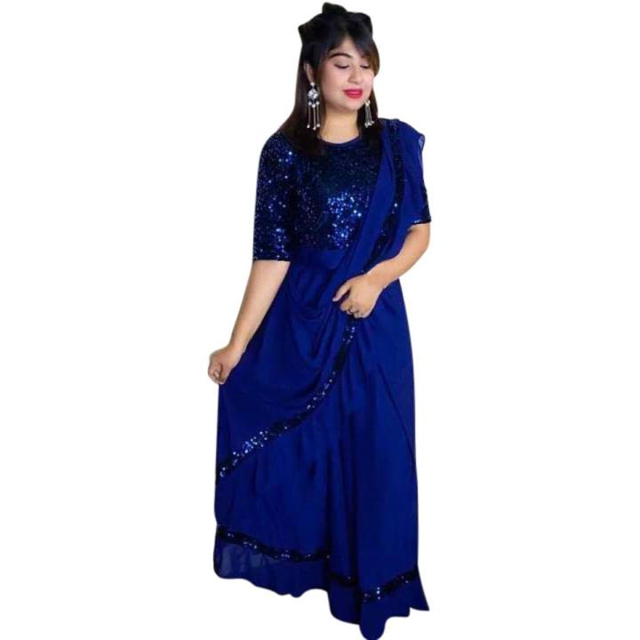 princess polly baby blue dress Anarkali Suit main image 0