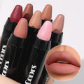 Matte Silky Lipliner Pencil Long-lasting Waterproof Lip Outline Non Stick Cup Lipstick. 
