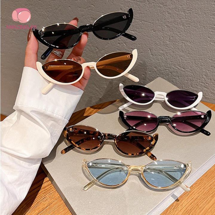 Vintage Small Fashion Eye Sunglasses/ Women Trendy Half-frame Sun