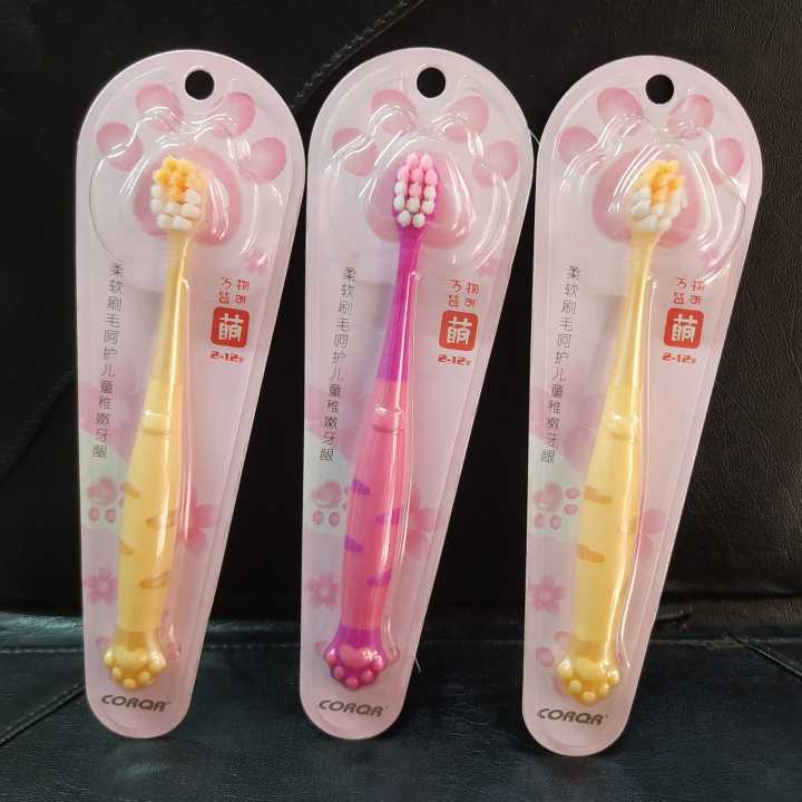 CORQR%20New%20cat%20claw%20children's%20toothbrush%202-9%20Years%20-%20Image%204