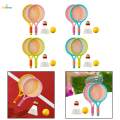 Kids Badminton Tennis Set Game Tennis Racquets Set for Beach Toys Girls. 