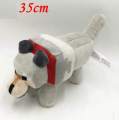 Minecraft Wolf Stuffed Plush Toys Doll Iron Golem Zombie Enderman Ocelot Pig Ender Dragon Model Kid Game Fans Birthday Gift Toy.