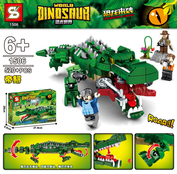 Senbao%20S%20brand%20Jurassic%20Dinosaur%20World%20Minecraft%20Dinosaur%20Building%20Blocks%20Children's%20Educational%20Assembling%20Small%20Toys%20-%20Image%205