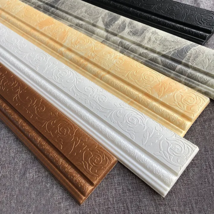 2.3M%203D%20Foam%20Wall%20Pasted%20Self-adhesive%20Waterproof%20Waist%20Line%20Skirting%20Wall%20Pasted%20Living%20Room%20Background%20Wall%20Decoration%20-%20Image%2010