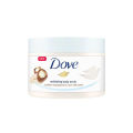 Dove Exfoliating Body Scrub Pomegranate Seeds 225ml /  Macadamia & Rice Milk Scent 225ml / Body Polish Brown Sugar & Coconut Butter 298gm / Oatmeal & Calendula Oil 298gm | Made in Slovakia. 