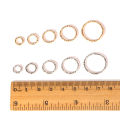 50pcs 8-20mm Round Jump Rings Open Rings For Jewelry Makings Findings Supplies. 