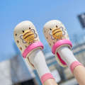 Hole shoes for summer women's outerwear. Thick increase the feeling of stepping on feces. Slippers with soft soles are non slip and breathable. EVA two wearing sandals. 