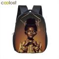 12 inch cartoon cute afro girl backpack children school bags brown beauty princess kids kindergarten backpack baby toddler bag. 