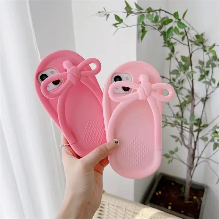 Cartoon%20Simulation%20Slippers%20Shoes%20Soft%20Silicone%20Phone%20Case%20For%20iphone%2014%2013%2012%20Mini%2011%20Pro%20XS%20MAX%206%207%208%20Plus%20XR%20SE%203D%20Cute%20Cover%20-%20Image%203