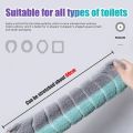 New Toilet Seat Cover Winter Thickened Plush Home Universal Washable Toilet Cushion with Handle Soft Warm Bathroom Accessories. 