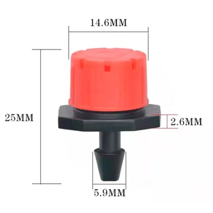 100-pcs%20Micro%20Irrigation%20Emitter%20Dripper%20Sprinklers%201/4%20Inch%20Flow%20Adjustable%20for%20Watering%20System%20-%20Image%207
