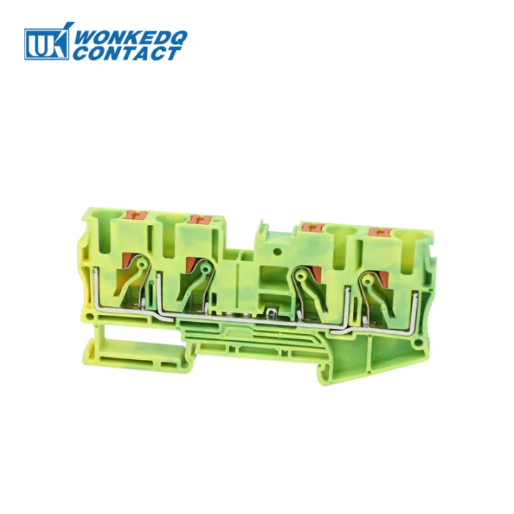 PT6-QU-PE%20Grounding%20Terminal%20Block%20on%20Din%20Rail%20Earth%20Groundcheerful%20Electrical%206mm%20Yellow/Green%20Wires%20Connector%20PT%206-Quattro-PE%20-%20Image%205