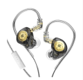 KZ EDX Pro Hi-Fi Bass Dual Magnetic Dynamic Earphones with Mic. 