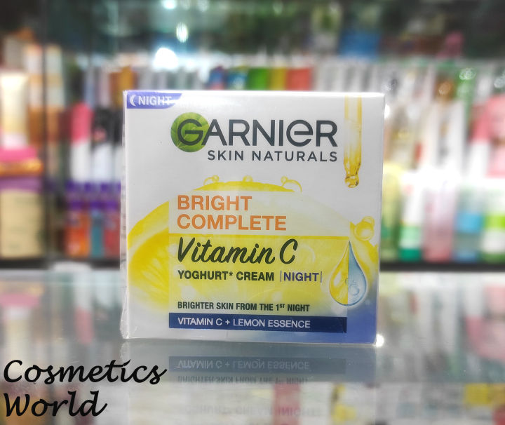 Bright Complete Vitamin C Yoghurt Night Cream - 18g (India)