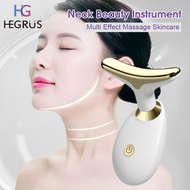 New HEGRU Neck Face Lifting Maager Neck Beauty Intrument Maage kin Fine Line Beauty Tool kin Lifting Device kin Care Tool Portable